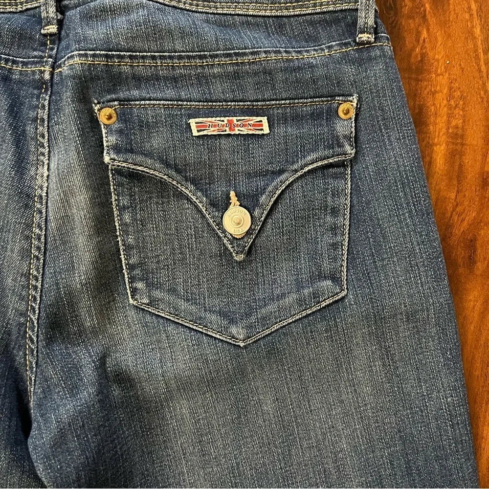 Hudson Collin Flap Skinny Midrise Denim Jeans NW422ZNA Womens size 27